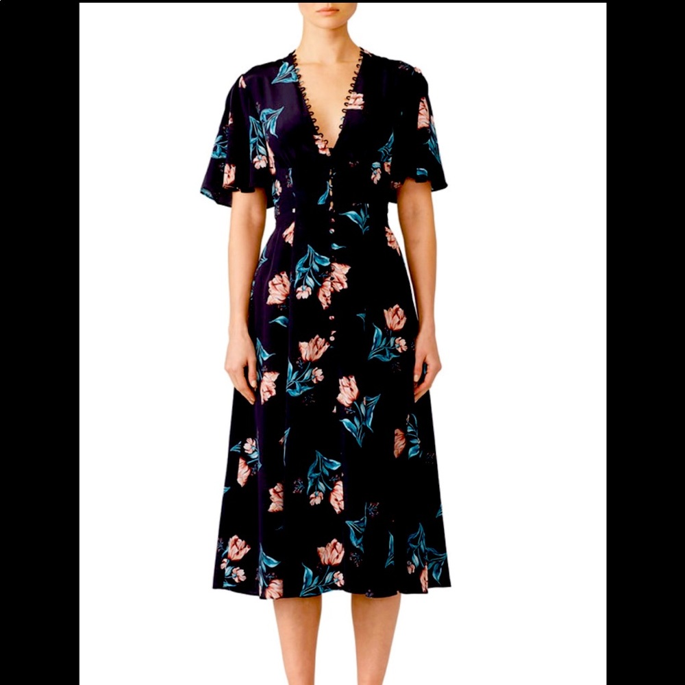 Nicolás piper floral dress